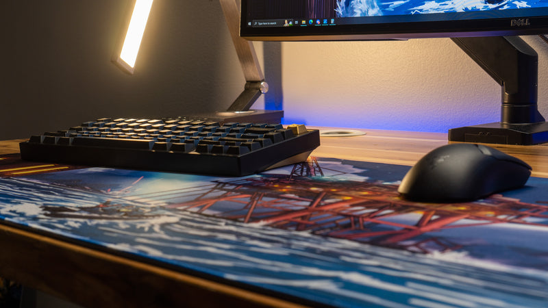 "Night Rig" — Falcon Deskmat