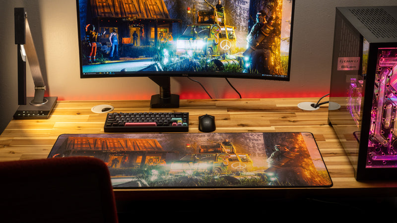 "Trust Issues Guaranteed" — Rust Deskmat