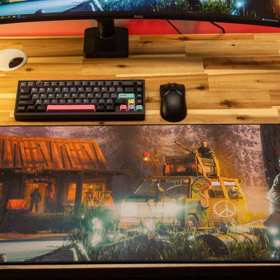 Valair "Trust Issues Guaranteed" Limited Edition Content Creator Collaboration Rust Gaming Deskmat Mouse Pad