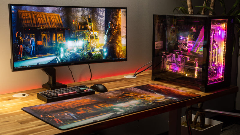 "Trust Issues Guaranteed" — Rust Deskmat