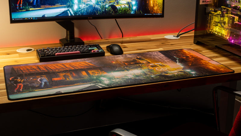 "Trust Issues Guaranteed" — Rust Deskmat