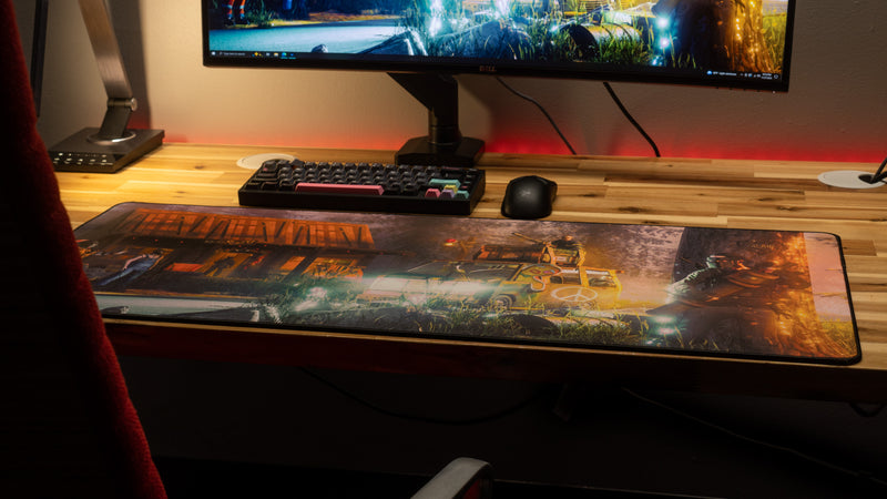 "Trust Issues Guaranteed" — Rust Deskmat