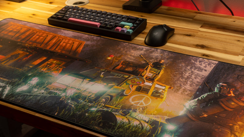 "Trust Issues Guaranteed" — Rust Deskmat