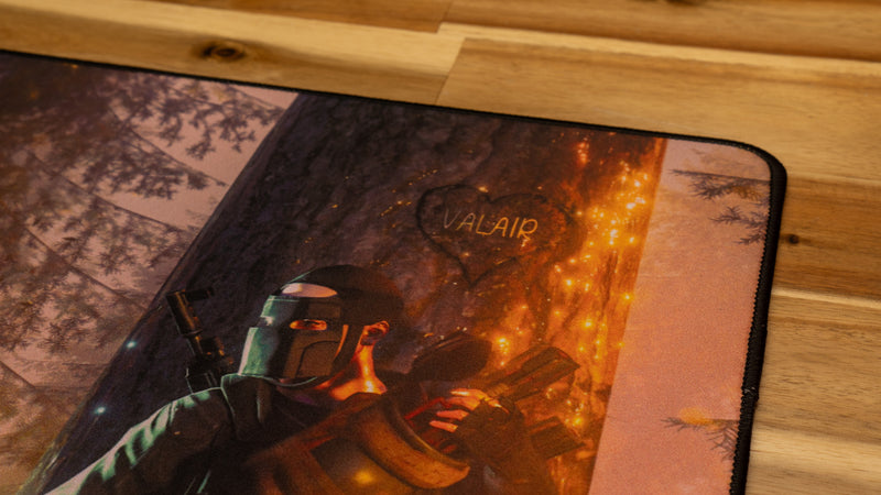 "Trust Issues Guaranteed" — Rust Deskmat