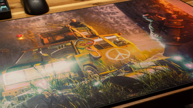 "Trust Issues Guaranteed" — Rust Deskmat