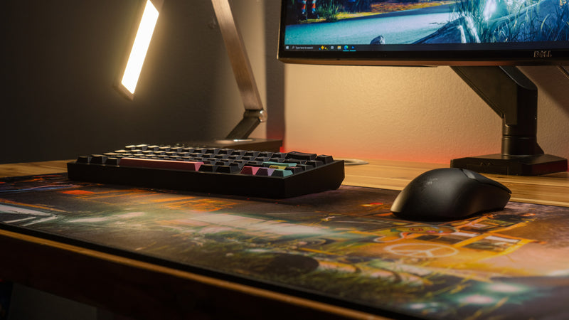 "Trust Issues Guaranteed" — Rust Deskmat