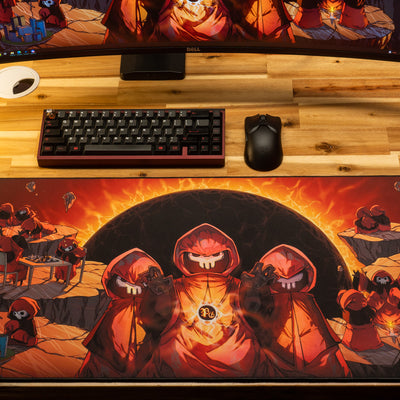 Pravus "Revelation by Dawn" Content Creator Collaboration Gaming Mouse Pad Deskmat