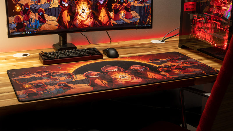 "Revelation by Dawn" — Pravus Deskmat