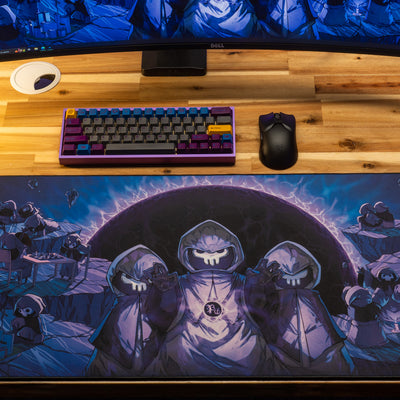 Pravus "Heresy by Twilight" Content Creator Collaboration Gaming Gaming Mouse Pad Deskmat