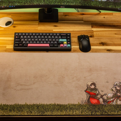 Ironlily "Flora on the Mural" Limited Edition Content Creator Collaboration Gaming Deskmat Mouse Pad