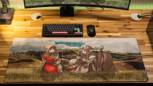 "Flora in Spring" Ironlily XL gaming deskmat — Epic Desk