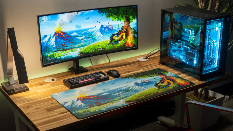 "Peace Within" — Rust Deskmat