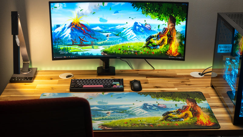 "Peace Within" — Rust Deskmat