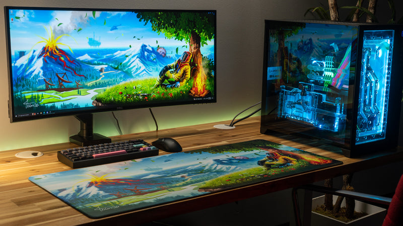 "Peace Within" — Rust Deskmat