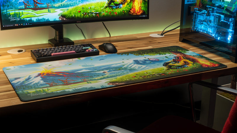 "Peace Within" — Rust Deskmat