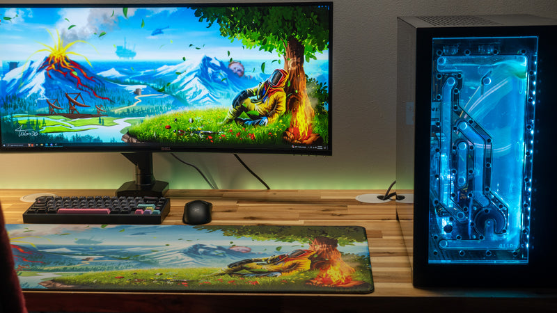 "Peace Within" — Rust Deskmat
