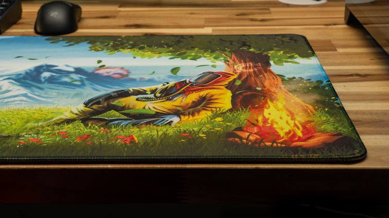 "Peace Within" — Rust Deskmat