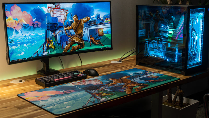 "Posty vs Cargo" — Rust Deskmat