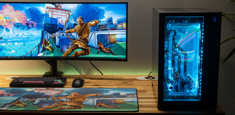 "Posty vs Cargo" — Rust Deskmat