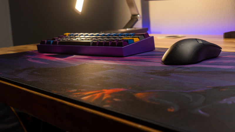 "Dopamine Dreams" — Rust Deskmat