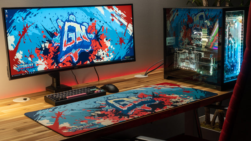 "Ice Pop" — Glo Navy Deskmat