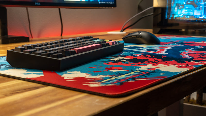 "Ice Pop" — Glo Navy Deskmat