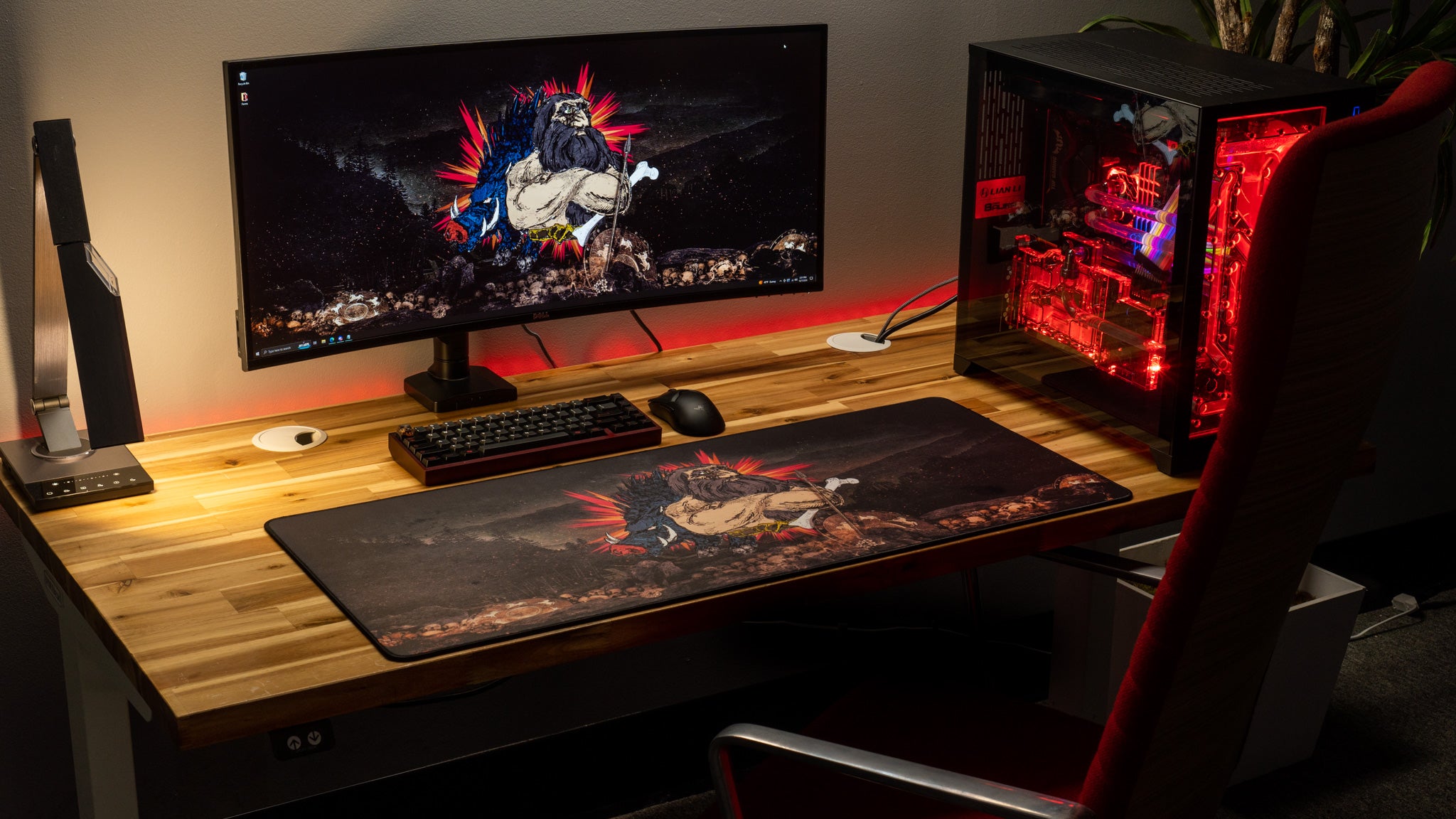 Rav "Warbound Avatar" Content Creator Collaboration Gaming Mouse Pad Deskmat