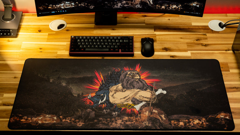 "Warbound Avatar" Rav XL gaming deskmat — Epic Desk