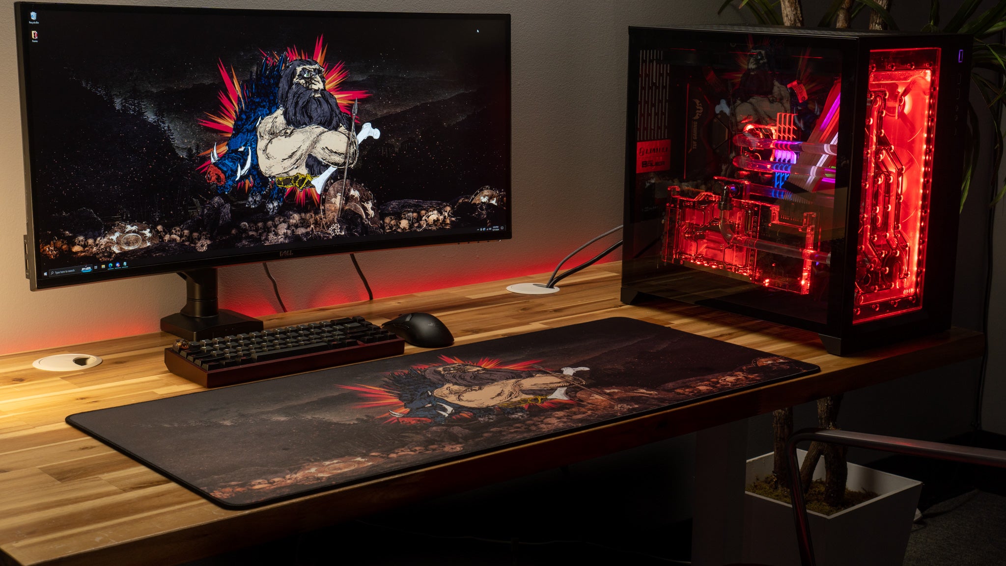 Rav "Warbound Avatar" Content Creator Collaboration Gaming Mouse Pad Deskmat