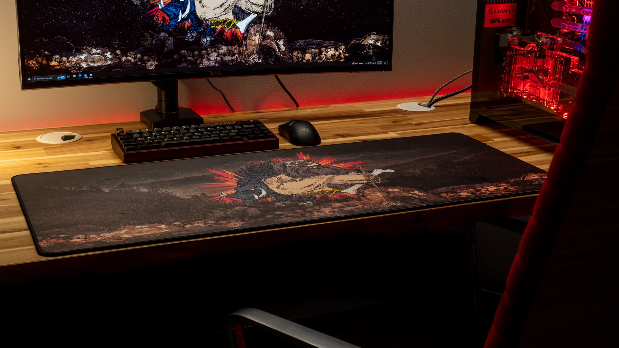 Rav "Warbound Avatar" Content Creator Collaboration Gaming Mouse Pad Deskmat