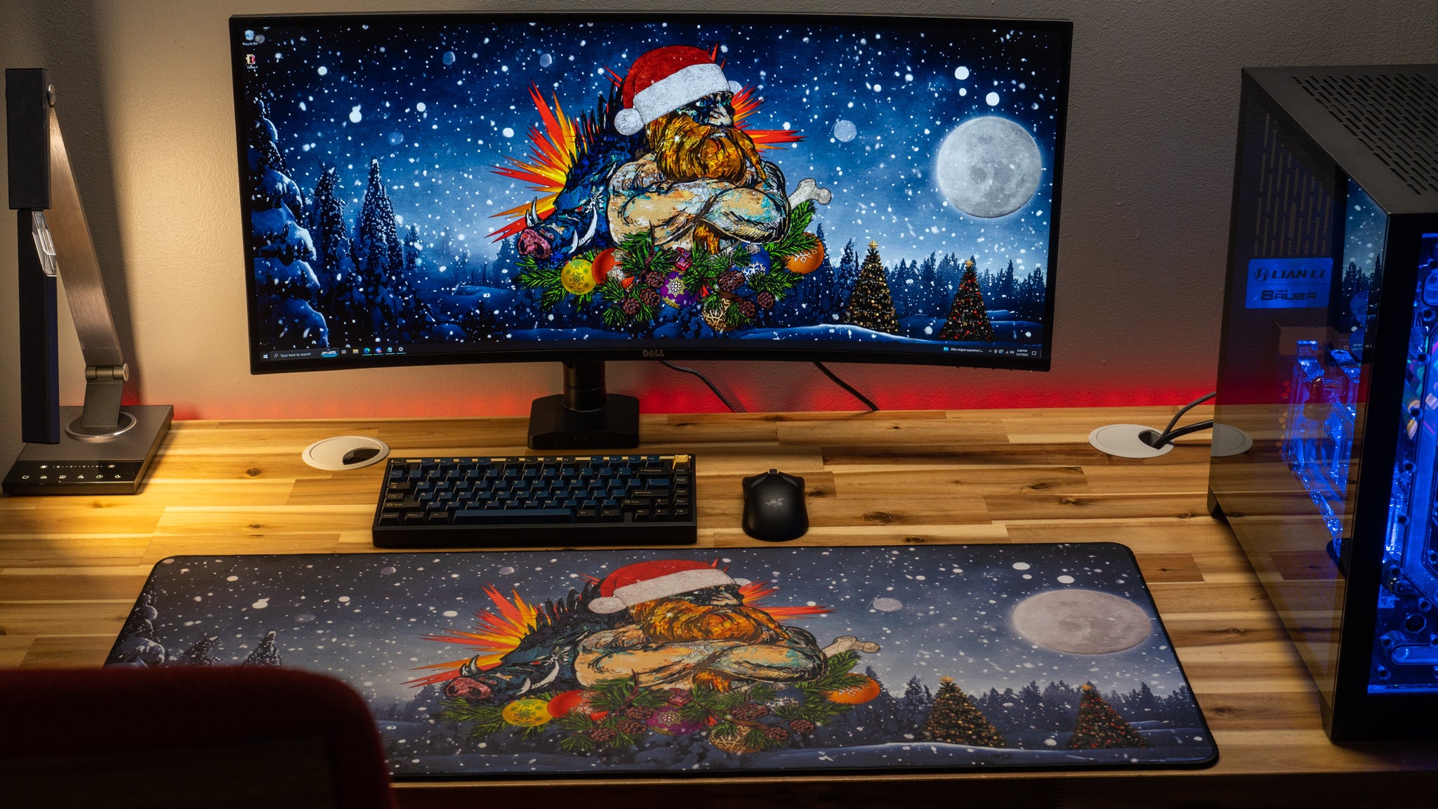 Rav "Holiday Howard" Content Creator Collaboration Gaming Mouse Pad Deskmat