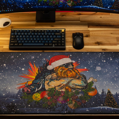 Rav "Holiday Howard" Content Creator Collaboration Gaming Mouse Pad Deskmat
