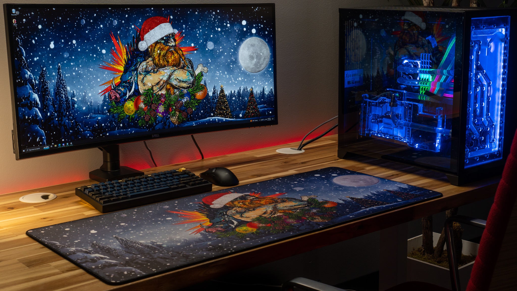 Rav "Holiday Howard" Content Creator Collaboration Gaming Mouse Pad Deskmat