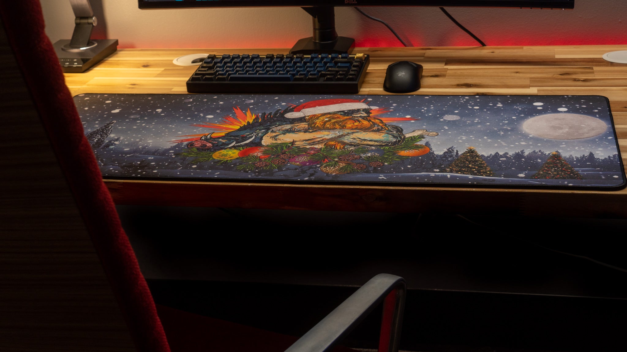 Rav "Holiday Howard" Content Creator Collaboration Gaming Mouse Pad Deskmat