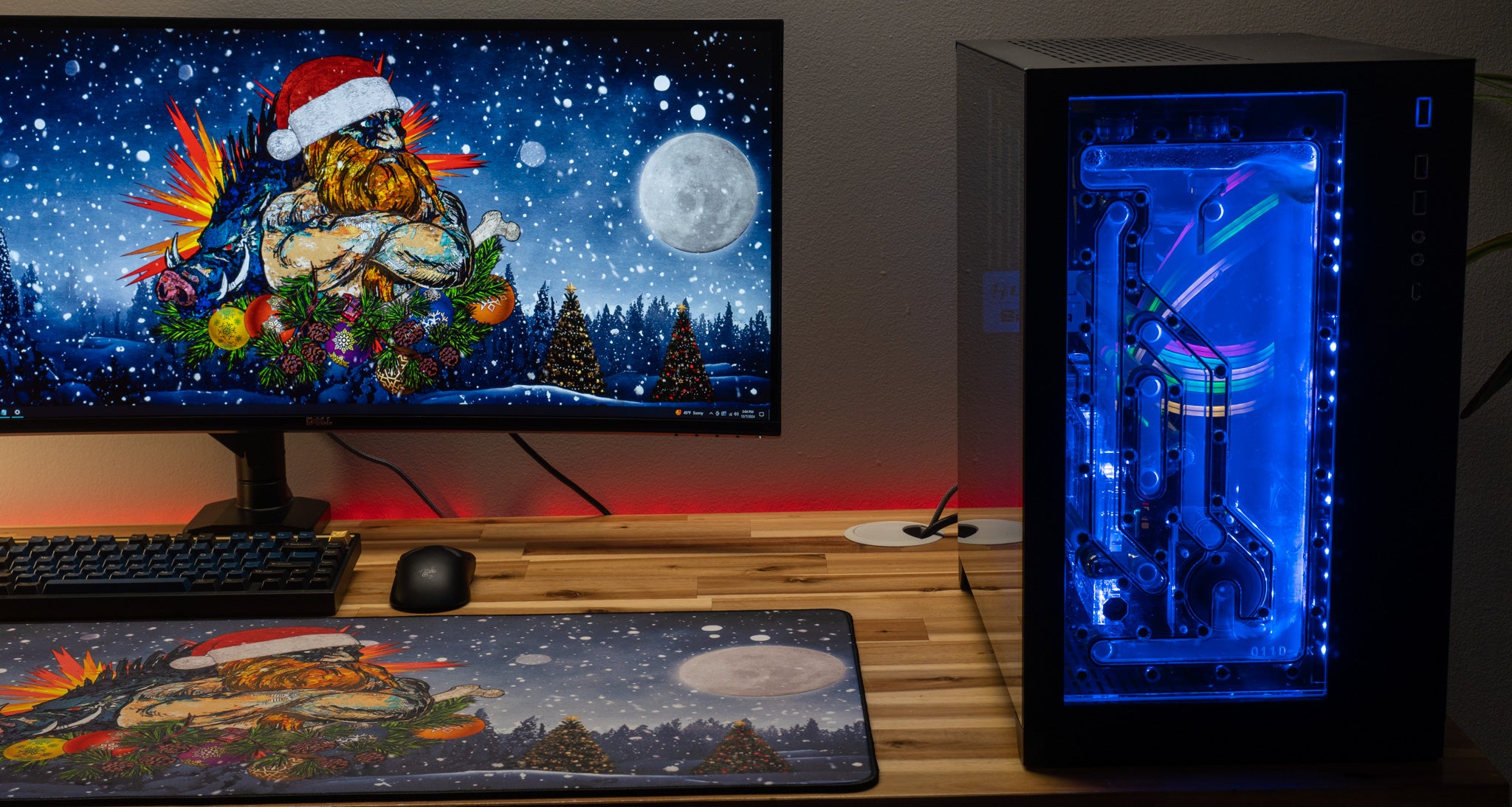 Rav "Holiday Howard" Content Creator Collaboration Gaming Mouse Pad Deskmat