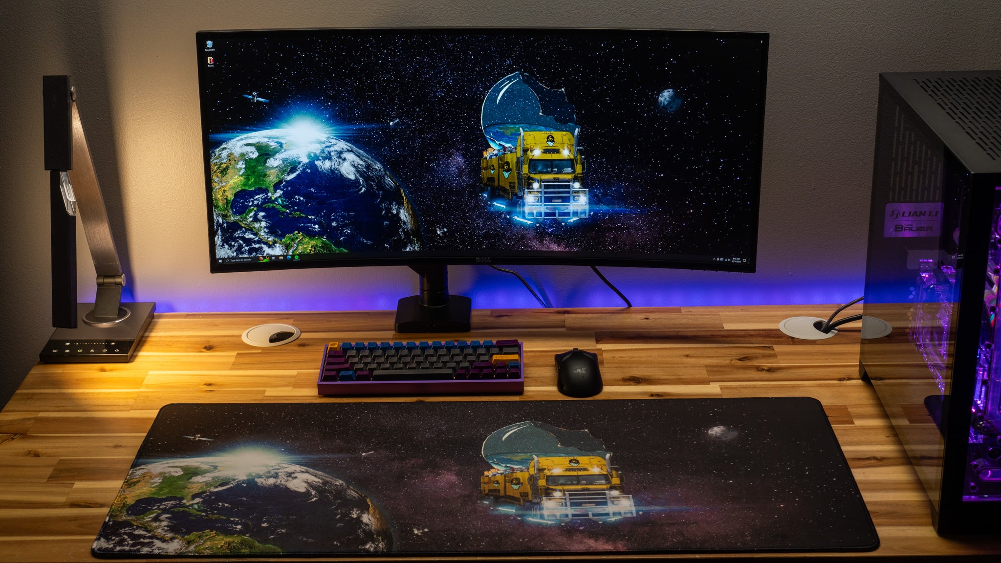 SciManDan "Taking Out the Trash" Limited Edition Content Creator Collaboration Gaming Deskmat Mouse Pad