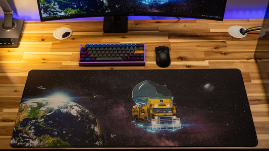 "Taking Out the Trash" SciManDan XL gaming deskmat — Epic Desk