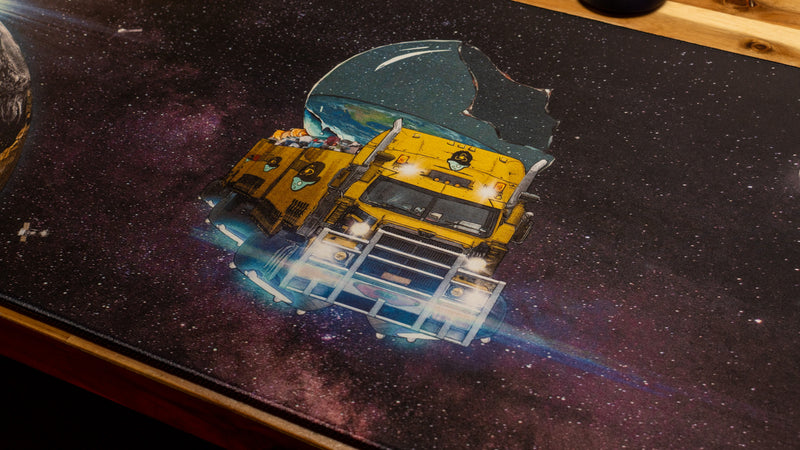 "Taking Out the Trash" — SciManDan Deskmat