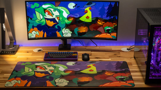 "SmokeeMat" SmokeeBee XL gaming deskmat — Epic Desk