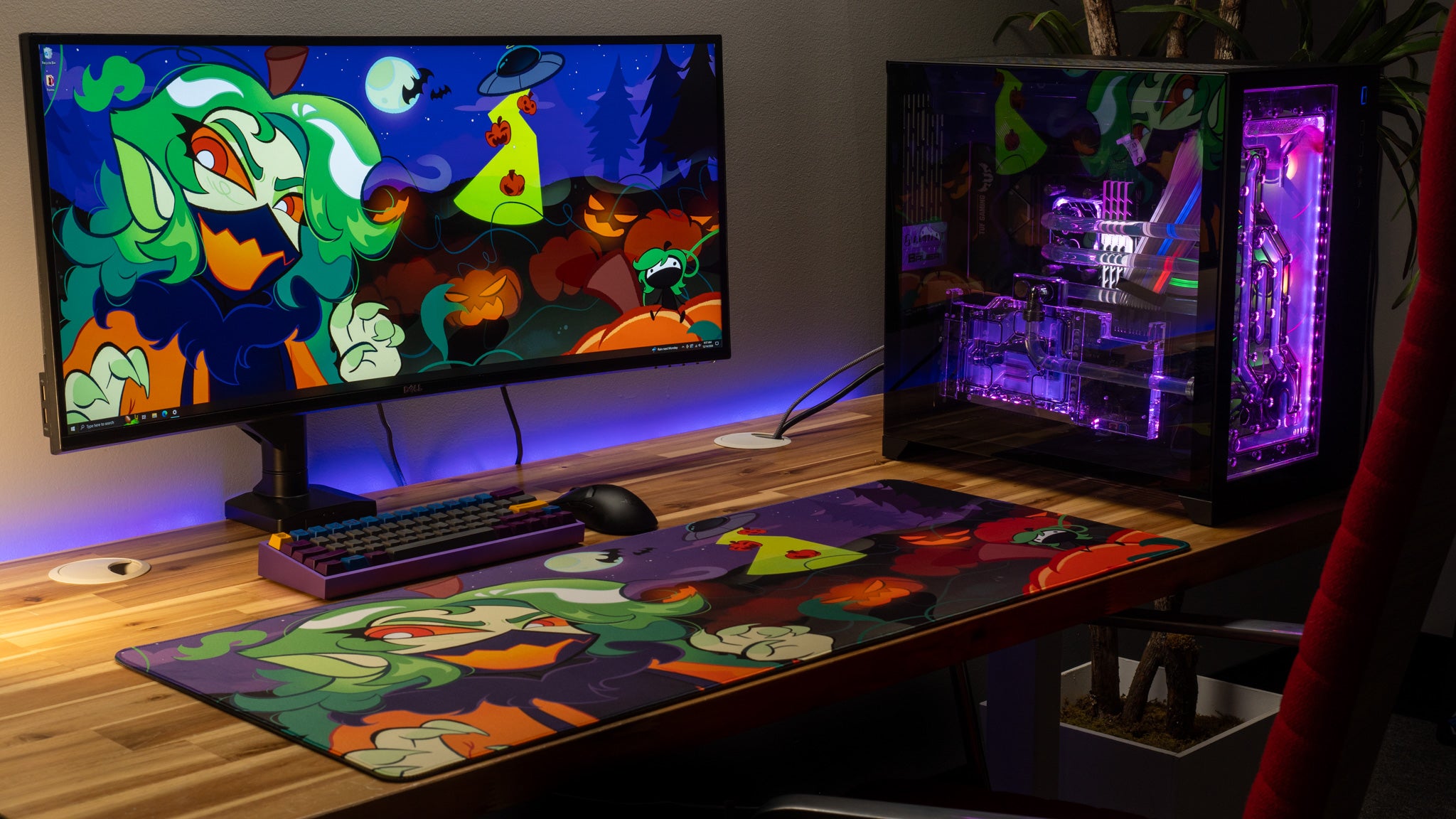 SmokeeBee "SmokeeMat" Limited Edition Content Creator Collaboration Gaming Deskmat Mouse Pad