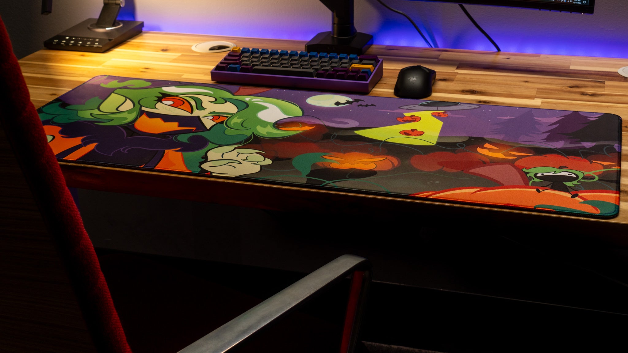 SmokeeBee "SmokeeMat" Limited Edition Content Creator Collaboration Gaming Deskmat Mouse Pad