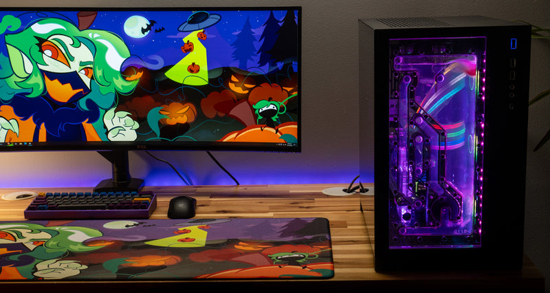 "SmokeeMat" — SmokeeBee Deskmat