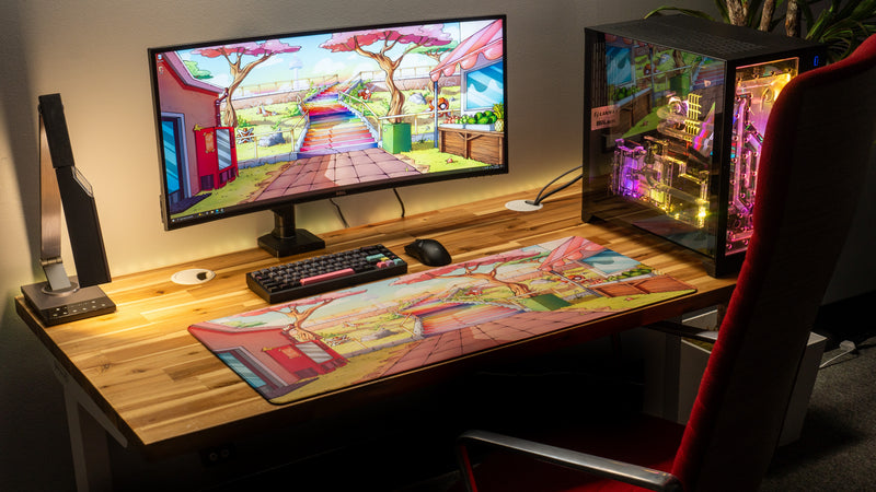 "Touching Grass" — EricVanWilderman Deskmat
