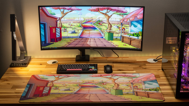 "Touching Grass" — EricVanWilderman Deskmat