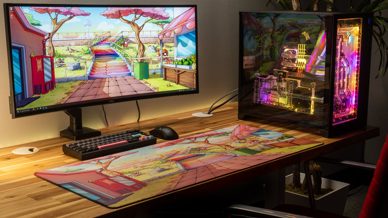"Touching Grass" — EricVanWilderman Deskmat