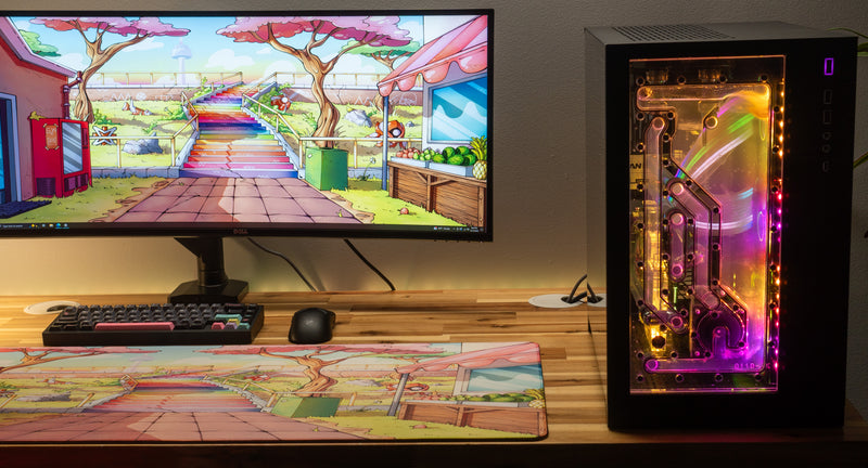 "Touching Grass" — EricVanWilderman Deskmat