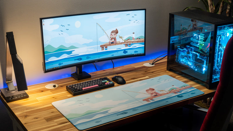 "Relaxing Day" — StanleyMOV Deskmat