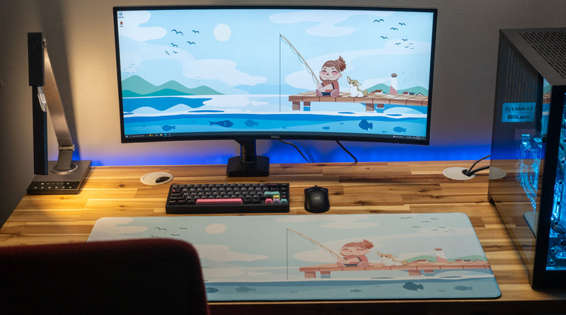 "Relaxing Day" — StanleyMOV Deskmat