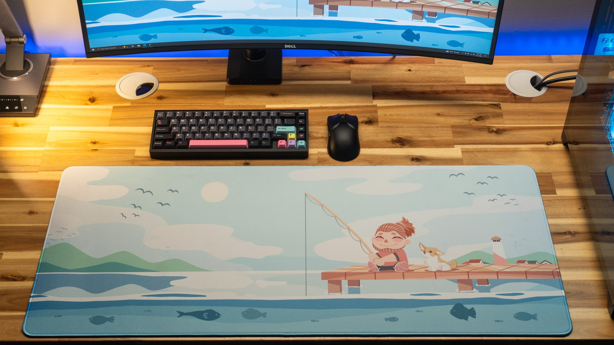 StanleyMOV "Relaxing Day" Content Creator Collaboration Gaming Mouse Pad Deskmat