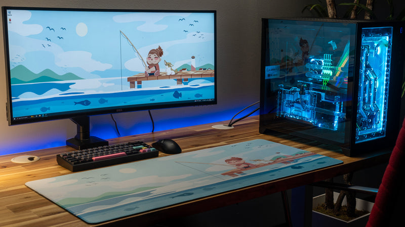 "Relaxing Day" — StanleyMOV Deskmat